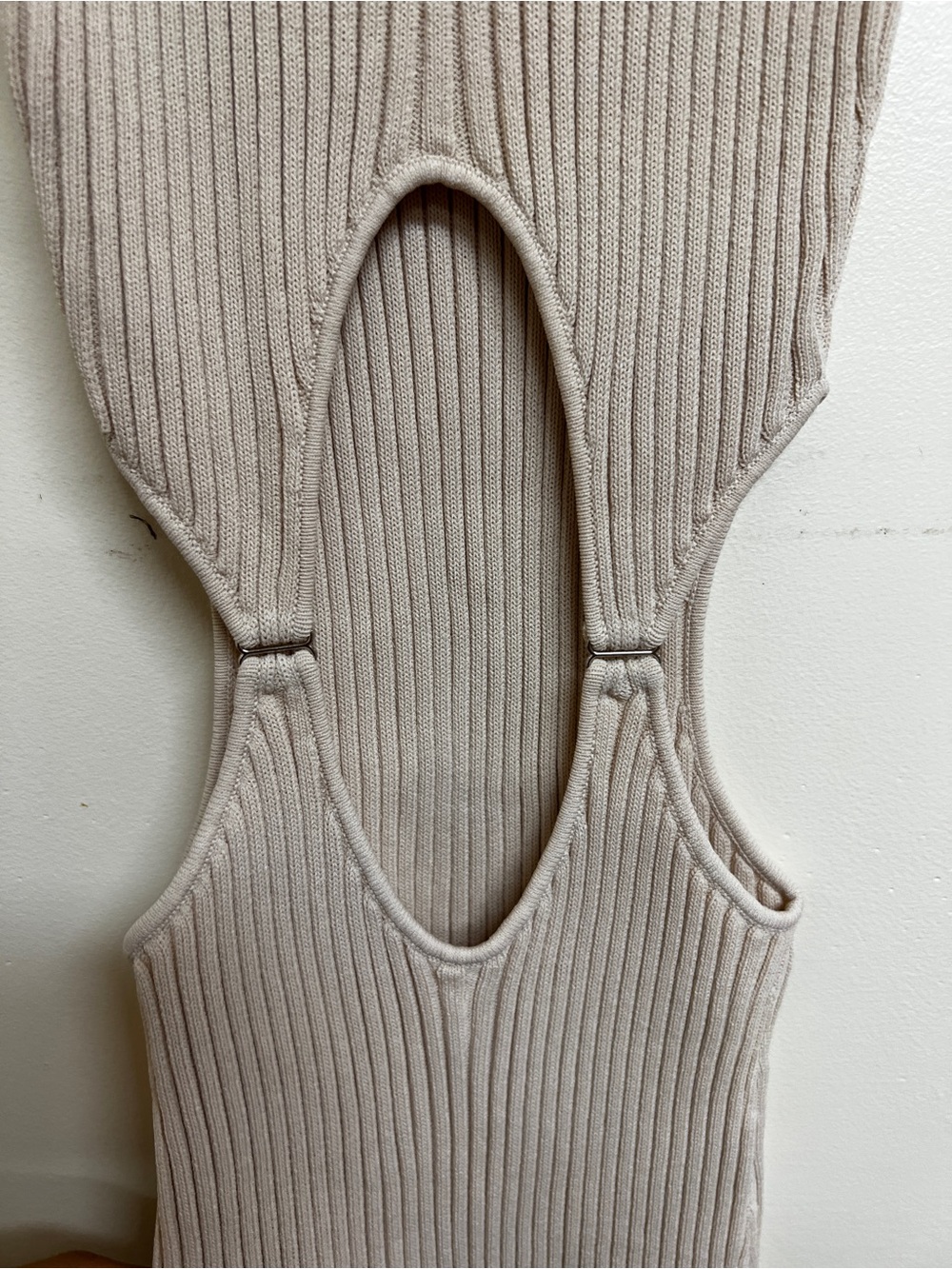 BEC + BRIDGE Alexis Knit Mini Dress Cream Size Small NWT - Picture 6 of 6